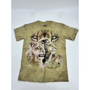 The Mountain Lion Pride Graphic T-Shirt Unisex Size S Big Cat Nature Animal Tee